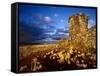 Ancient Inca Tomb at Sunset, Near Lake Titicaca, Peru-Jim Zuckerman-Framed Stretched Canvas