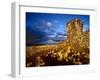 Ancient Inca Tomb at Sunset, Near Lake Titicaca, Peru-Jim Zuckerman-Framed Premium Photographic Print