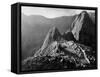 Ancient Incan City of Machu Picchu-null-Framed Stretched Canvas