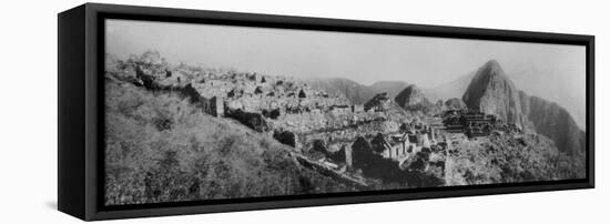 Ancient Incan City of Machu Picchu-null-Framed Stretched Canvas