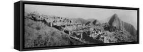 Ancient Incan City of Machu Picchu-null-Framed Stretched Canvas