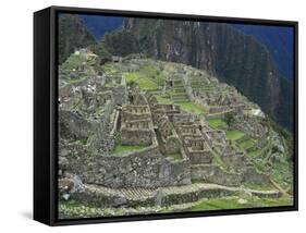 Ancient Incan Ruins of Machu Picchu, Peru-Sybil Sassoon-Framed Stretched Canvas