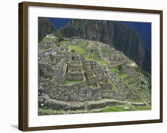 Ancient Incan Ruins of Machu Picchu, Peru-Sybil Sassoon-Framed Photographic Print