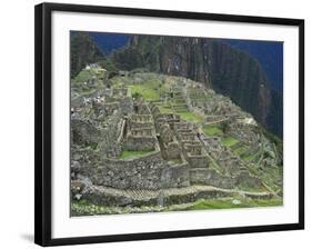 Ancient Incan Ruins of Machu Picchu, Peru-Sybil Sassoon-Framed Photographic Print