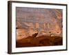 Ancient Indian Carvings Drawn Between 300Bc and 1150 Ad, Petroglyph Canyon, Nevada, USA-Amanda Hall-Framed Photographic Print