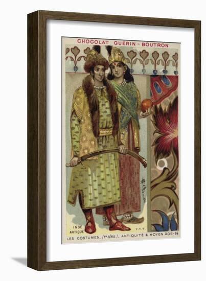 Ancient Indian Costumes-null-Framed Giclee Print