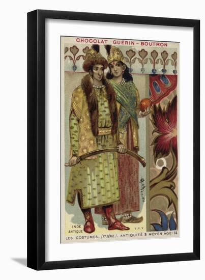 Ancient Indian Costumes-null-Framed Giclee Print