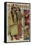 Ancient Indian Costumes-null-Framed Stretched Canvas
