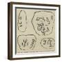 Ancient Inscription Found on a Stone Near Dr Beke's Mount Sinal-null-Framed Giclee Print