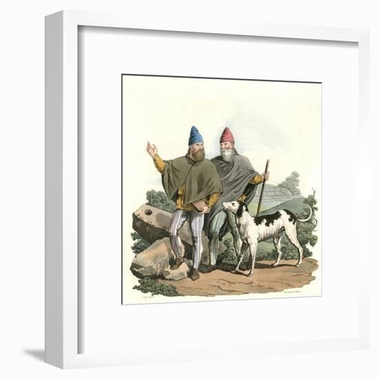 Ancient Irish Judges-Charles Hamilton Smith-Framed Art Print