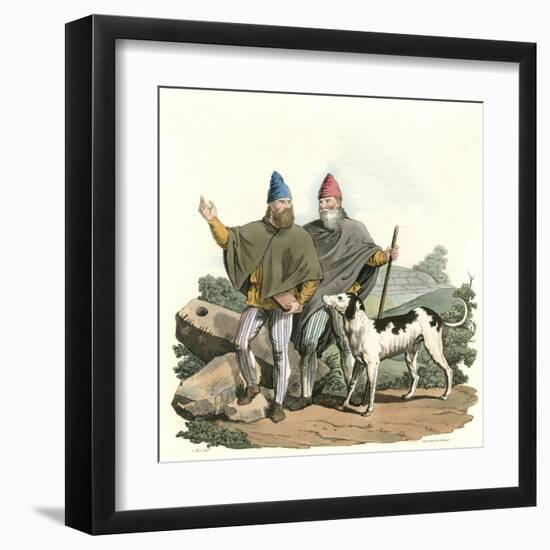 Ancient Irish Judges-Charles Hamilton Smith-Framed Art Print