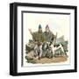 Ancient Irish Judges-Charles Hamilton Smith-Framed Art Print