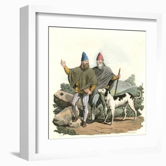 Ancient Irish Judges-Charles Hamilton Smith-Framed Art Print