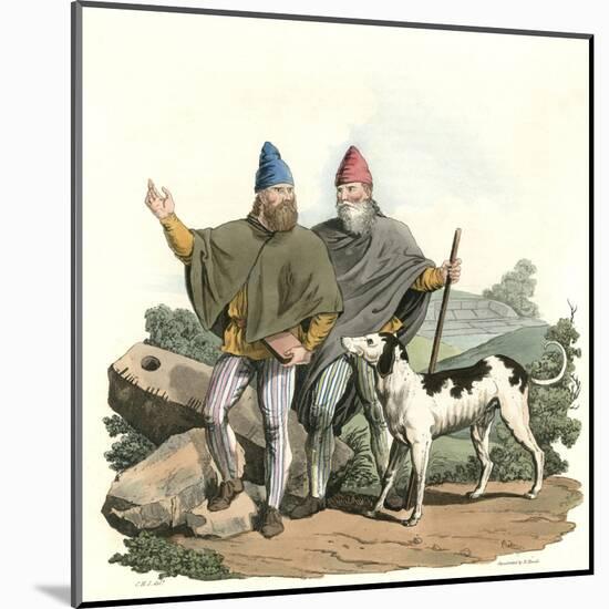 Ancient Irish Judges-Charles Hamilton Smith-Mounted Art Print