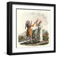 Ancient Irish Priests-Charles Hamilton Smith-Framed Art Print