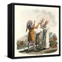 Ancient Irish Priests-Charles Hamilton Smith-Framed Stretched Canvas