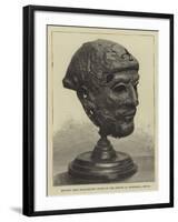 Ancient Iron Mask-Helmet Found in the Danube at Semendria, Servia-null-Framed Giclee Print