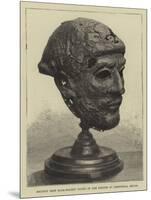 Ancient Iron Mask-Helmet Found in the Danube at Semendria, Servia-null-Mounted Giclee Print