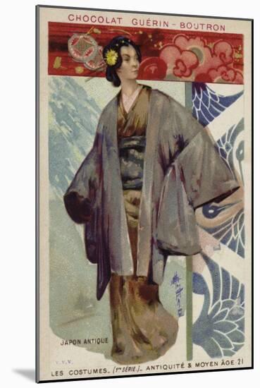 Ancient Japanese Costume-null-Mounted Giclee Print