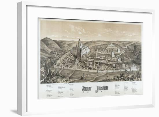 Ancient Jerusalem, A.D. 65-null-Framed Giclee Print