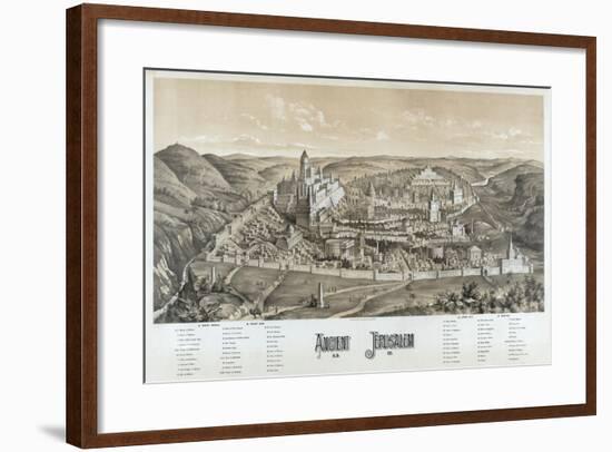 Ancient Jerusalem, A.D. 65-null-Framed Giclee Print