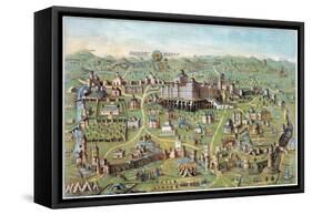 Ancient Jerusalem-null-Framed Stretched Canvas