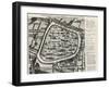 Ancient Layout of Prato Della Valle, Largest Square in Padua, Italy-null-Framed Giclee Print