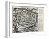 Ancient Layout of Prato Della Valle, Largest Square in Padua, Italy-null-Framed Giclee Print