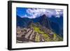 Ancient Machu Pichu Ruins Peru-null-Framed Art Print