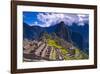 Ancient Machu Pichu Ruins Peru-null-Framed Art Print