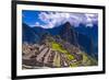 Ancient Machu Pichu Ruins Peru-null-Framed Art Print