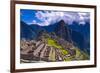 Ancient Machu Pichu Ruins Peru-null-Framed Art Print