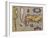 Ancient Map of Japan 1606-Jodocus Hondius-Framed Giclee Print