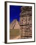 Ancient Mayan City Ruins, Chichen Itza, Mexico-Walter Bibikow-Framed Premium Photographic Print