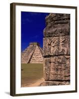 Ancient Mayan City Ruins, Chichen Itza, Mexico-Walter Bibikow-Framed Photographic Print