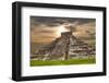 Ancient Mayan Pyramid, Kukulcan Temple at Chichen Itza, Yucatan, Mexico-ruivalesousa-Framed Photographic Print