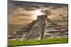 Ancient Mayan Pyramid, Kukulcan Temple at Chichen Itza, Yucatan, Mexico-ruivalesousa-Mounted Photographic Print