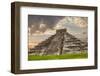 Ancient Mayan Pyramid, Kukulcan Temple at Chichen Itza, Yucatan, Mexico-ruivalesousa-Framed Photographic Print