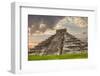 Ancient Mayan Pyramid, Kukulcan Temple at Chichen Itza, Yucatan, Mexico-ruivalesousa-Framed Photographic Print