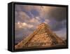 Ancient Mayan Ruins, Chichen Itza, Mexico-Walter Bibikow-Framed Stretched Canvas