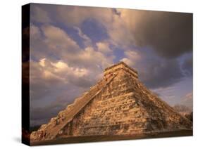 Ancient Mayan Ruins, Chichen Itza, Mexico-Walter Bibikow-Stretched Canvas