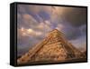 Ancient Mayan Ruins, Chichen Itza, Mexico-Walter Bibikow-Framed Stretched Canvas