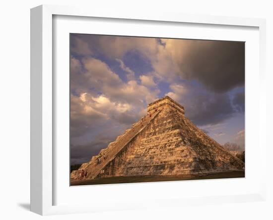 Ancient Mayan Ruins, Chichen Itza, Mexico-Walter Bibikow-Framed Photographic Print