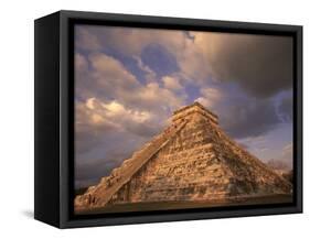 Ancient Mayan Ruins, Chichen Itza, Mexico-Walter Bibikow-Framed Stretched Canvas