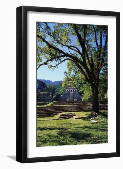 Ancient Mayan Temple, Palenque, Chiapas, Mexico-Rob Cousins-Framed Photographic Print