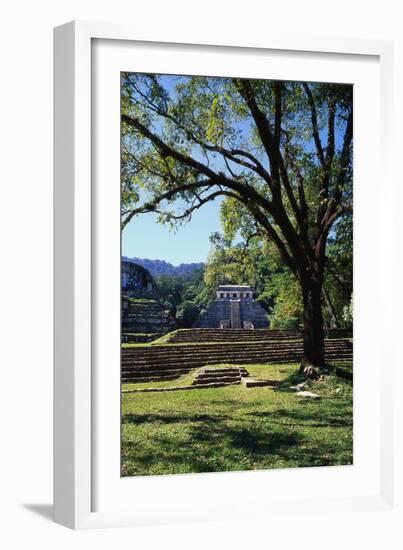 Ancient Mayan Temple, Palenque, Chiapas, Mexico-Rob Cousins-Framed Photographic Print