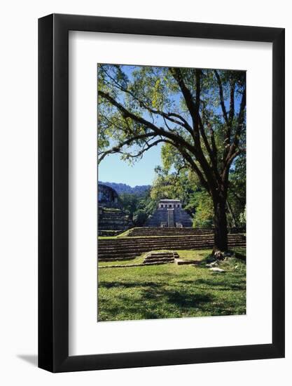 Ancient Mayan Temple, Palenque, Chiapas, Mexico-Rob Cousins-Framed Photographic Print