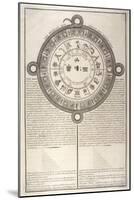 Ancient Mexican Calendar-C. Du Bosc-Mounted Art Print