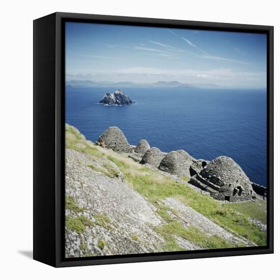 Ancient Monastic Settlement in Skellig Michael, County Kerry, Munster, Republic of Ireland-Andrew Mcconnell-Framed Stretched Canvas