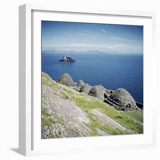 Ancient Monastic Settlement in Skellig Michael, County Kerry, Munster, Republic of Ireland-Andrew Mcconnell-Framed Photographic Print